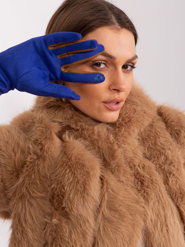 Wool Fashion Italia Gloves-AT-RK-238601.98-Cobalt