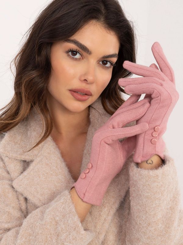 Wool Fashion Italia Gloves-AT-RK-239503.31-light pink