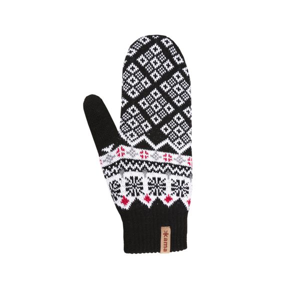 Kama Gloves Kama Knitted Merino R111 black S, black