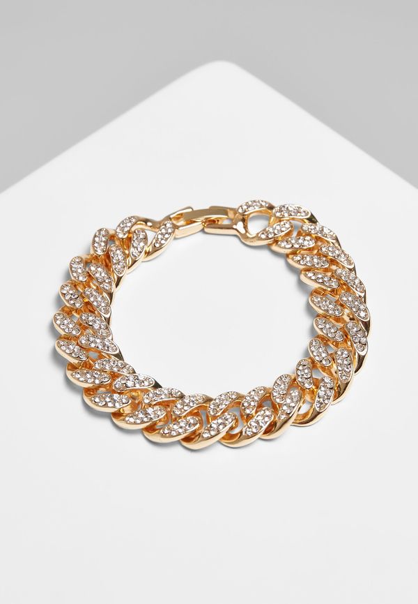 Urban Classics Accessoires Gold Diamond Bracelet