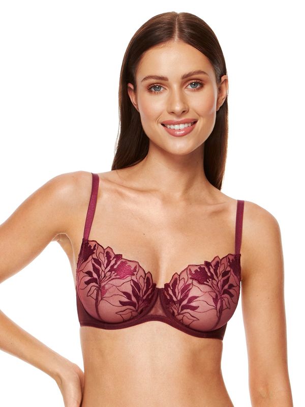 Gorteks Gorteks Astrid floral lace soft bra blac