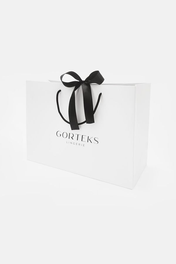 Gorteks Gorteks Paper gift bag with ribbon