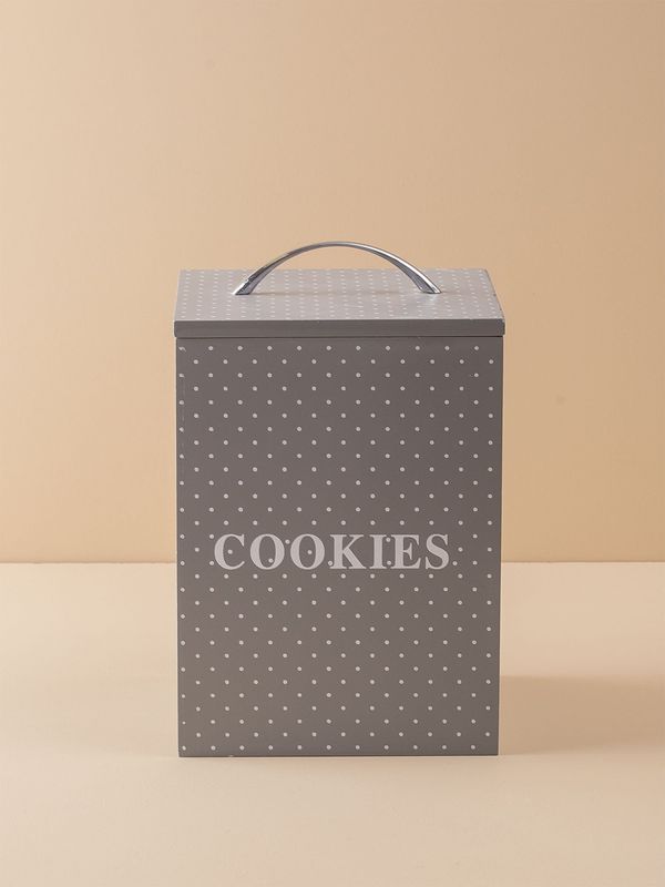 Fashionhunters Gray biscuit container