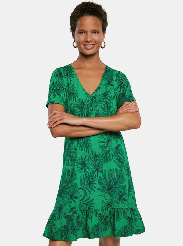 DESIGUAL Green A-line Dress Desigual Vest Nadia - Women