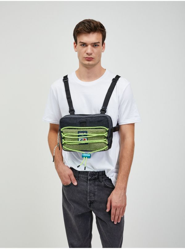 Diesel Green and Black Men's Diesel Bag - Men's