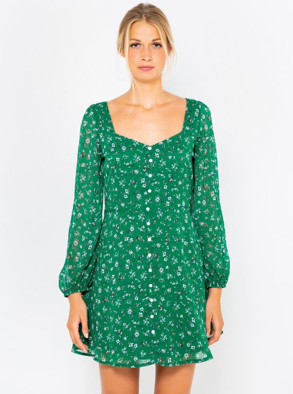 CAMAIEU Green Floral Dress CAMAIEU - Women