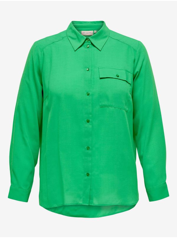 Only Green Ladies Shirt ONLY CARMAKOMA Joleen - Women