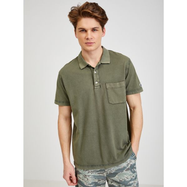 Diesel Green Mens Polo T-Shirt Diesel - Men