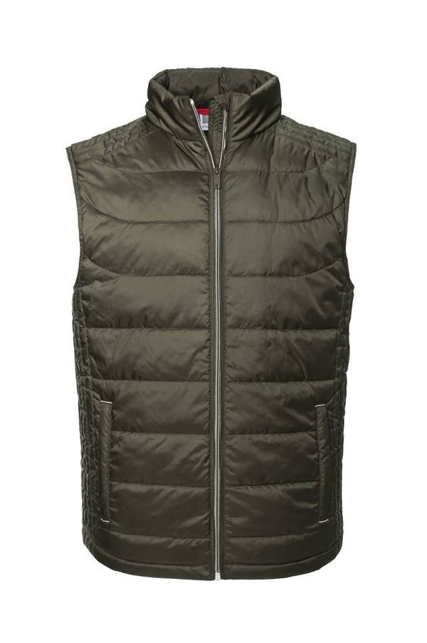 RUSSELL Green Men's Vest Nano Bodywarmer Russell