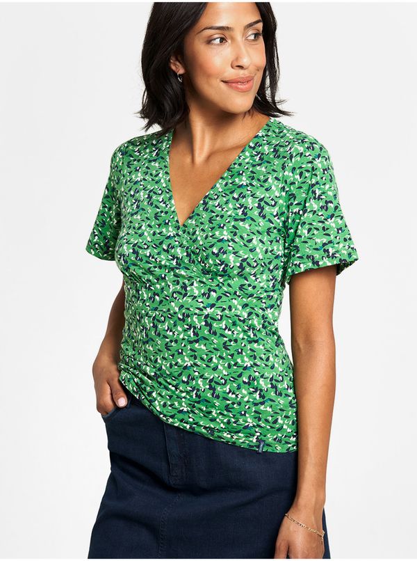 Tranquillo Green patterned T-shirt Tranquillo - Women