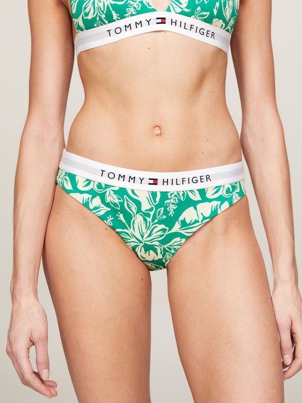 Tommy Hilfiger Green patterned women's swimsuit piece Tommy Hilfiger