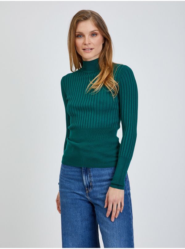 Orsay Green Ribbed Sweater ORSAY - Women