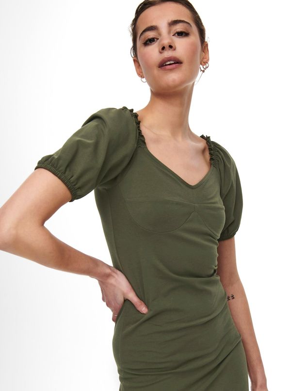 Only Green Sheath Dress ONLY Niff - Women