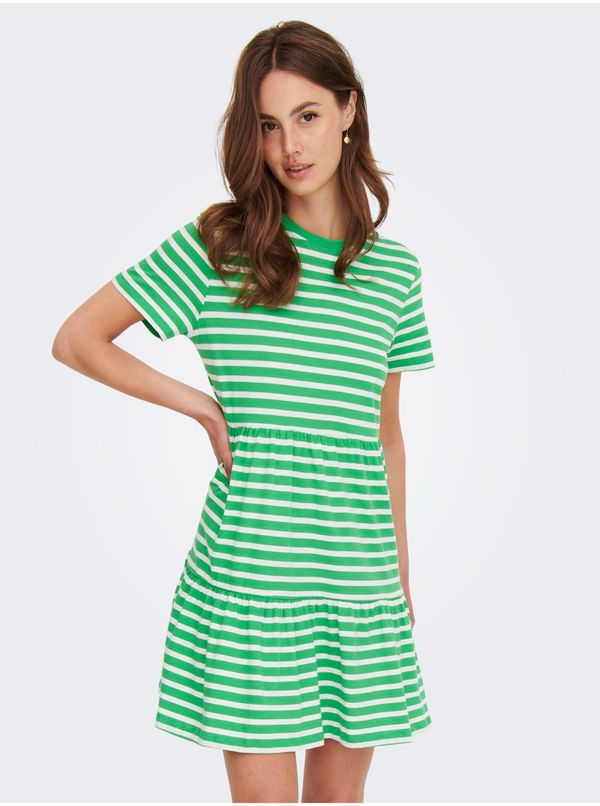 Only Green Striped Dress ONLY May - Women