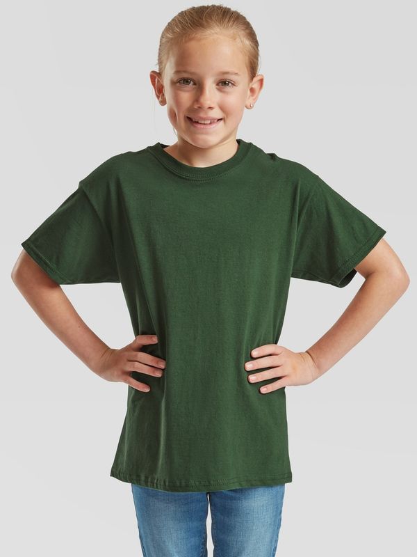 Fruit of the Loom Green T-shirt for Children Original Fruit of the Loom