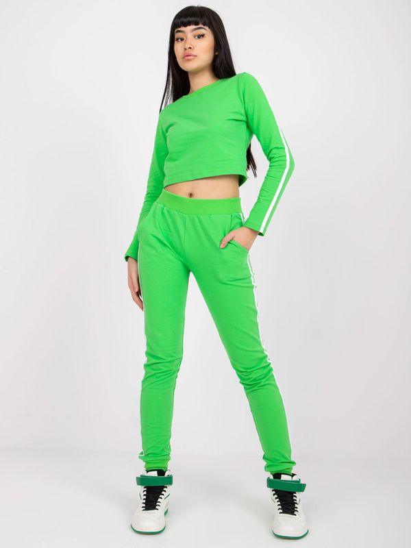 Fashionhunters Green two-piece set Nias RUE PARIS