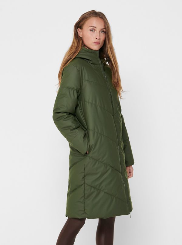 JDY Green winter quilted coat JDY - Women's