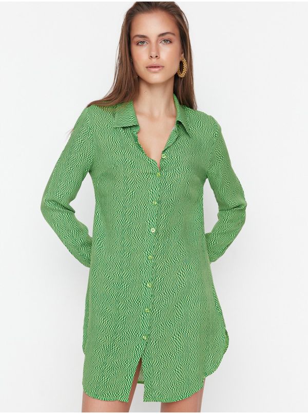 Trendyol Green Women's Elongated Shirt Trendyol - Women