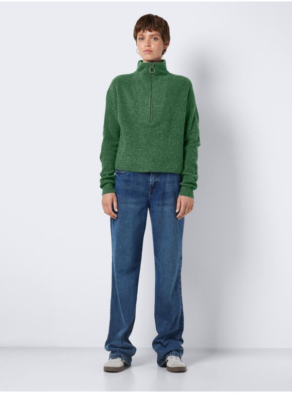 Noisy May Green Womens Sweater Noisy May New Alice - Women