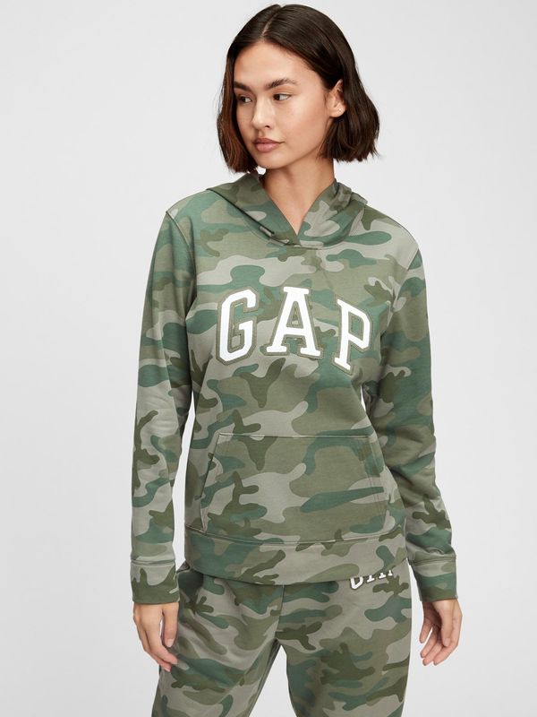 GAP Green women's sweatshirt GAP Logo hoodie