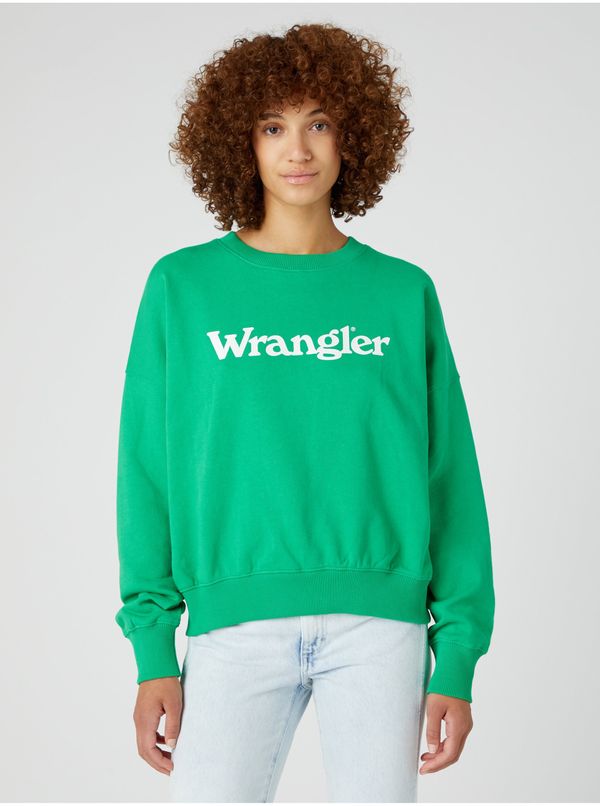 Wrangler Green Womens Wrangler Sweatshirt - Women