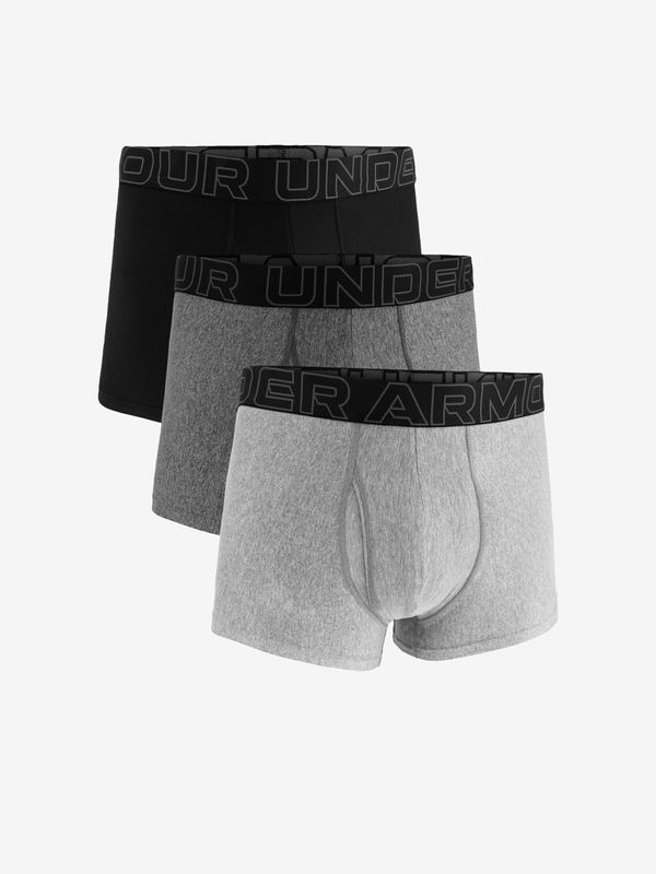 Under Armour Grey-black set of three boxer shorts Under Armour M UA Perf Tech 3in