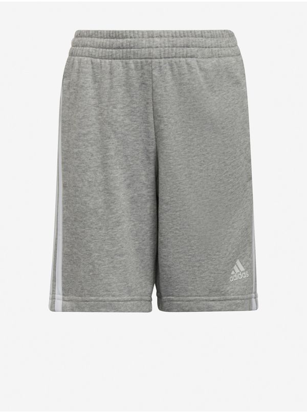 Adidas Grey Boys' Heather Shorts adidas Performance