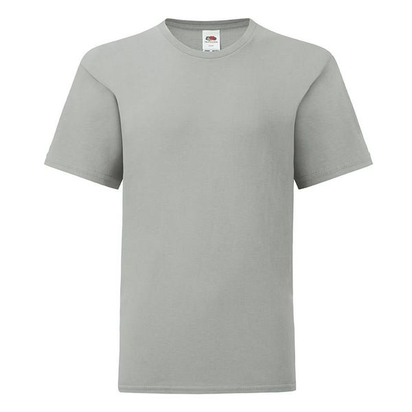 Fruit of the Loom Grey children's t-shirt in combed cotton Fruit of the Loom