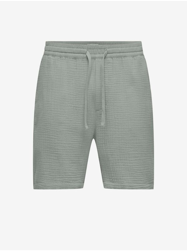 Only Grey Men's Shorts ONLY & SONS Tel - Men's