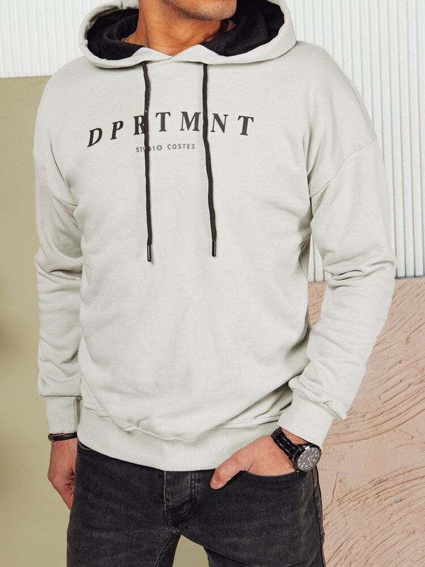 DStreet Grey men's sweatshirt with Dstreet print