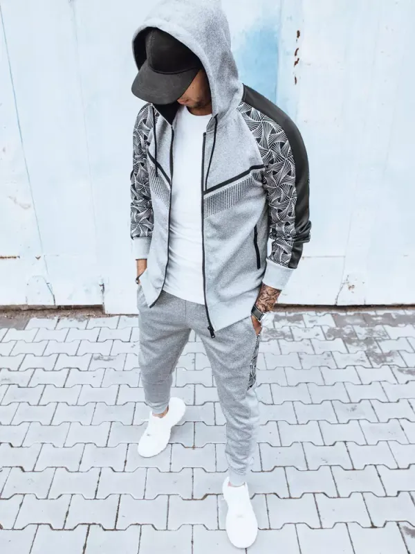 DStreet Grey men's tracksuit Dstreet