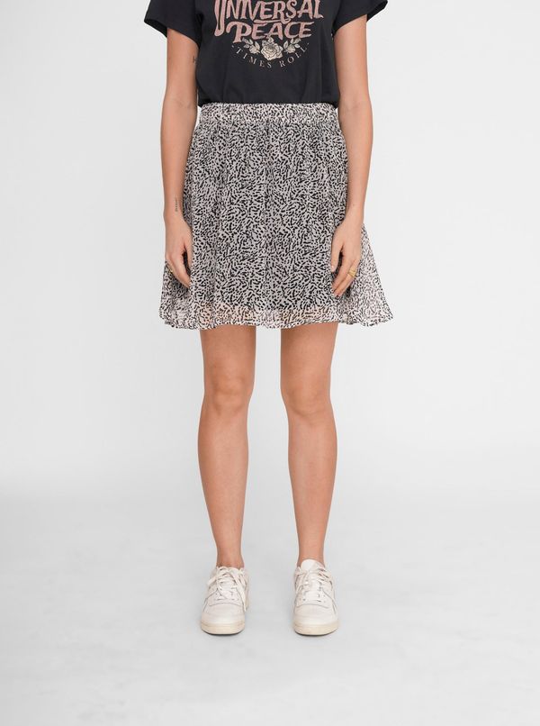 Noisy May Grey patterned skirt Noisy May Val - Women