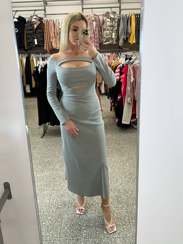 By o la la Grey pencil dress By o la la