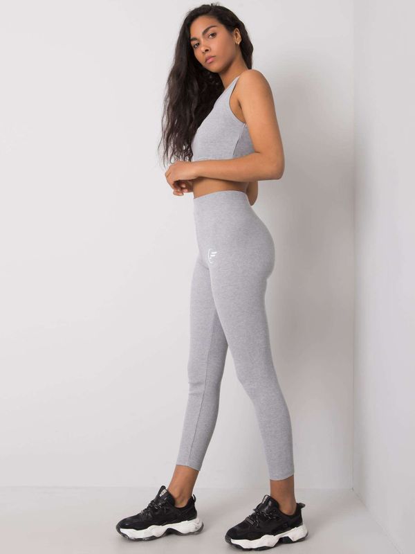 Fashionhunters Grey sports set Hailie FOR FITNESS