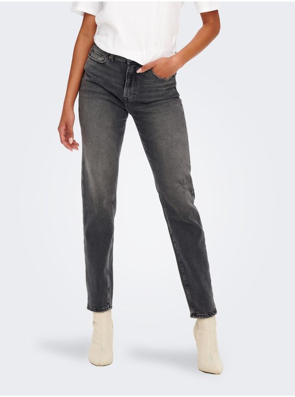 Only Grey straight fit jeans ONLY Emily - Women