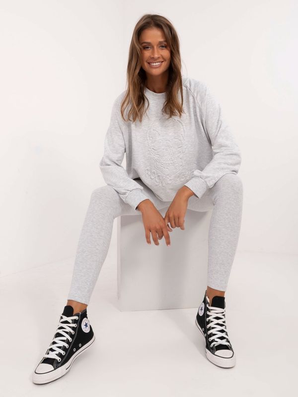 Fashionhunters Grey tracksuit