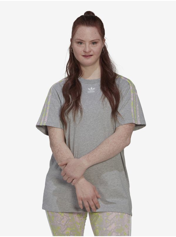 Adidas Grey Women's Annealed Oversize T-Shirt adidas Originals - Women