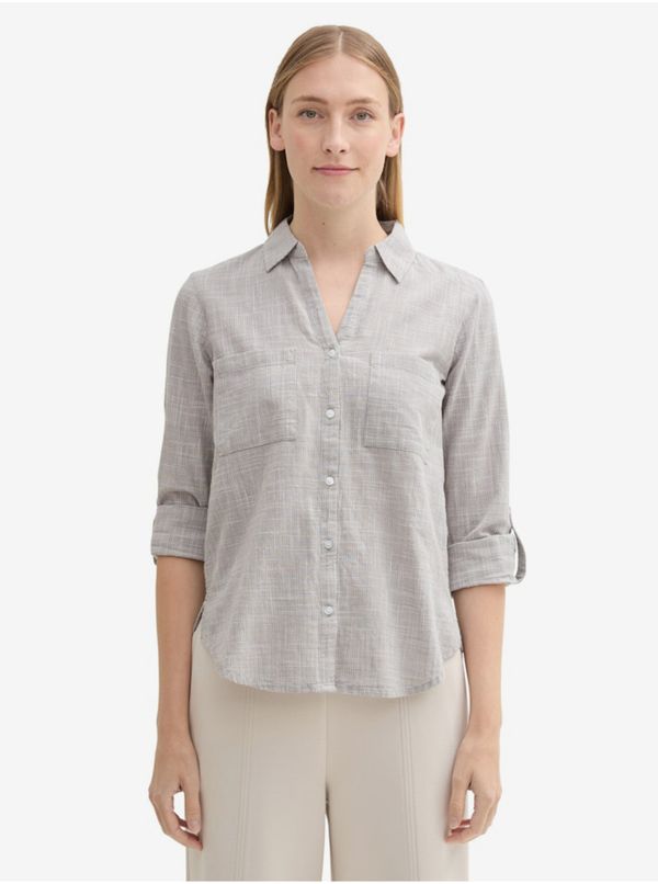 Tom Tailor Grey women's checkered shirt Tom Tailor - Women's