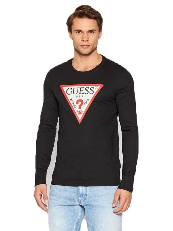 Guess Guess Man's Longsleeve Shirt M2YI31I3Z11 JBLK