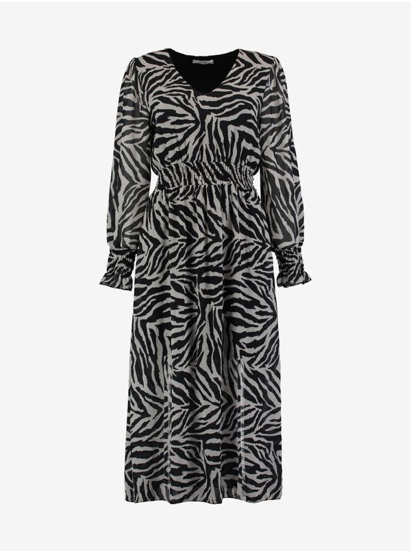 Haily´s Haily ́s Black patterned maxi-dresses Hailys Zebra - Women