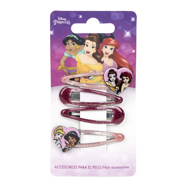 Princess HAIR ACCESSORIES CLIPS 4 PIECES PRINCESS