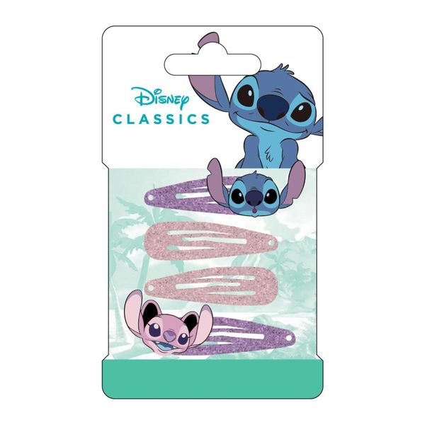 STITCH HAIR ACCESSORIES CLIPS 4 PIECES STITCH