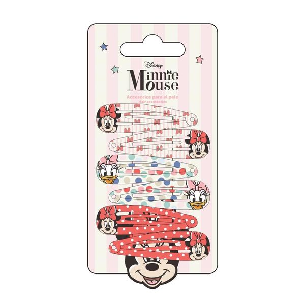MINNIE HAIR ACCESSORIES CLIPS 6 PIECES MINNIE
