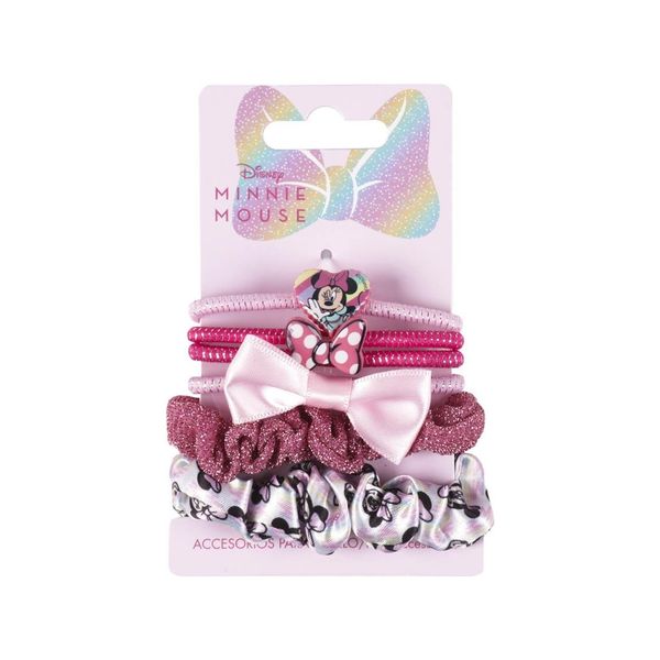 MINNIE HAIR ACCESSORIES ELASTIC 6 PIECES MINNIE