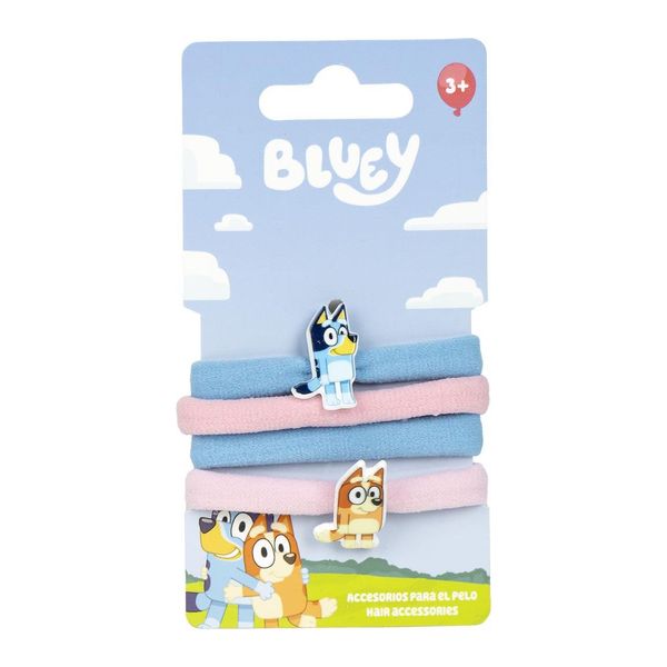 BLUEY HAIR ACCESSORIES HAIR TIE 4 PIECES BLUEY