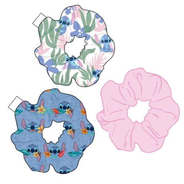 STITCH HAIR ACCESSORIES SCRUNCHIES 3 PIECES STITCH