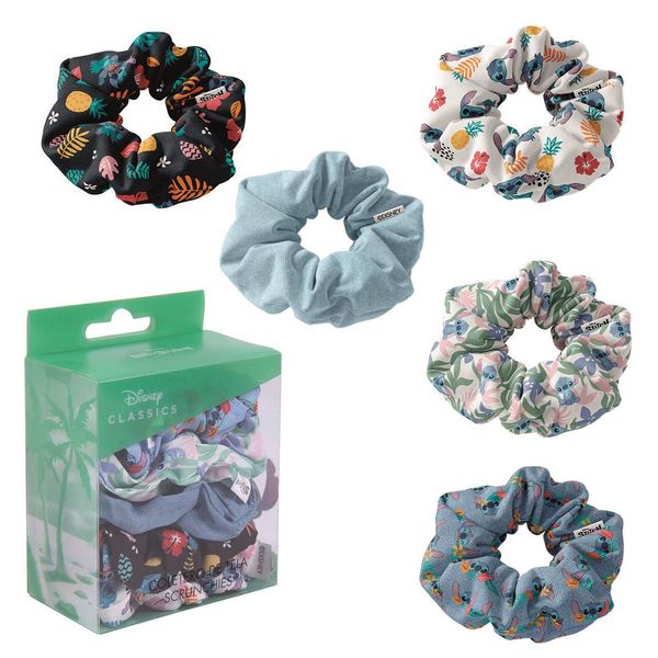 STITCH HAIR ACCESSORIES SCRUNCHIES 5 PIECES STITCH