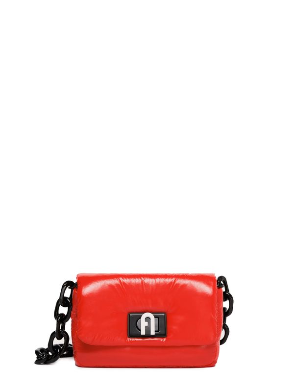 Furla Handbag - FURLA 1927 SOFT MINI SHOULDER BAG red