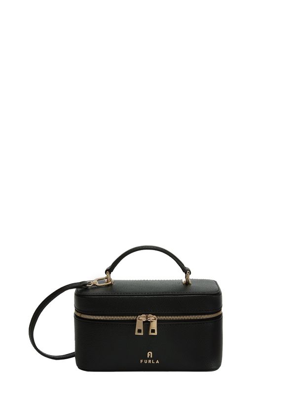 Furla Handbag - FURLA CAMELIA MINI CROSSBODY VANITY CASE black