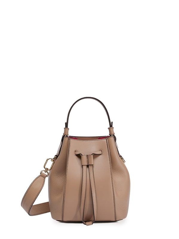 Furla Handbag - FURLA MIASTELLA MINI BUCKET BAG brown